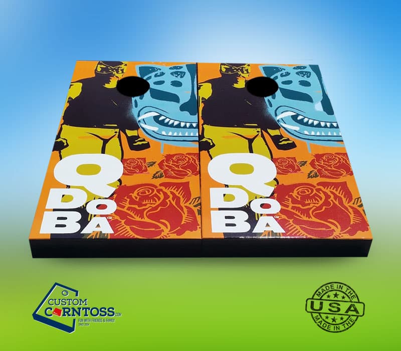 Qdoba Cornhole Board