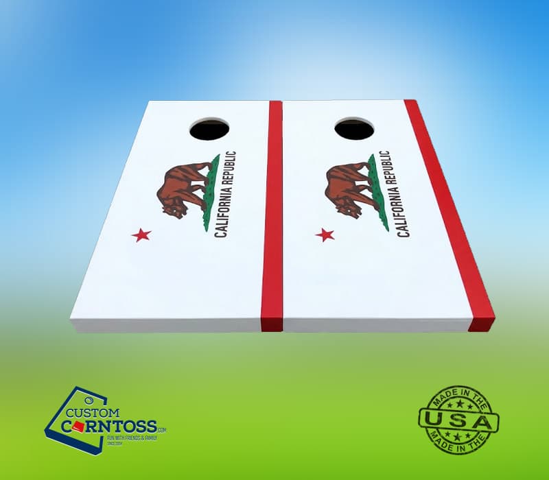 California Flag Cornhole Board Set