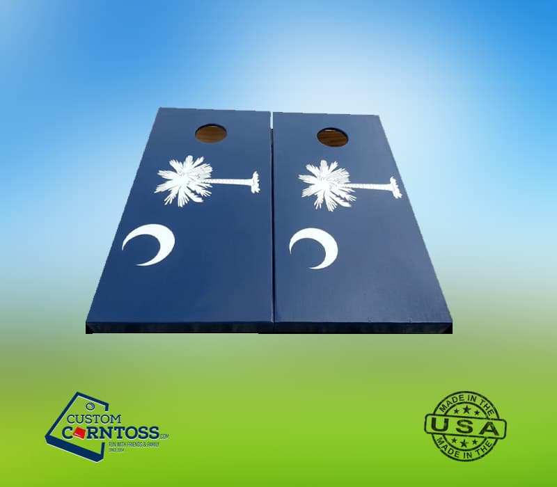 South Carolina Flag Cornhole Board Set