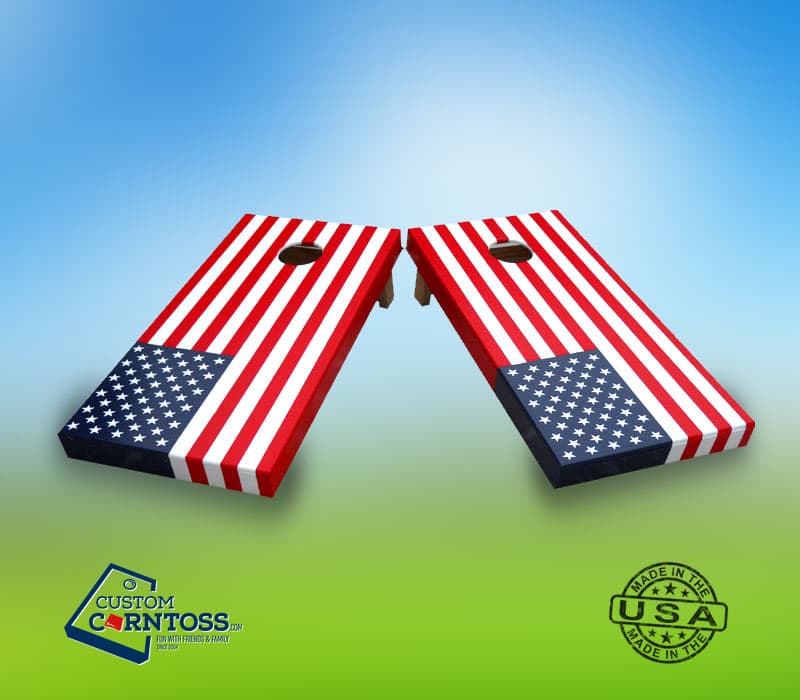 Flag Cornhole Sets - Image 1