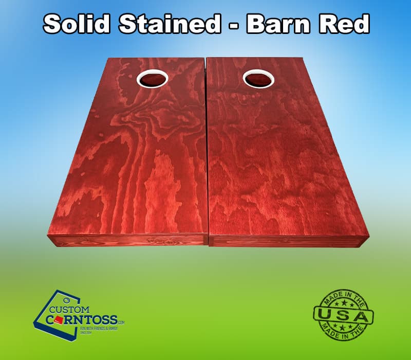 Solid Stained Cornhole Set (No Logo) - Image 6