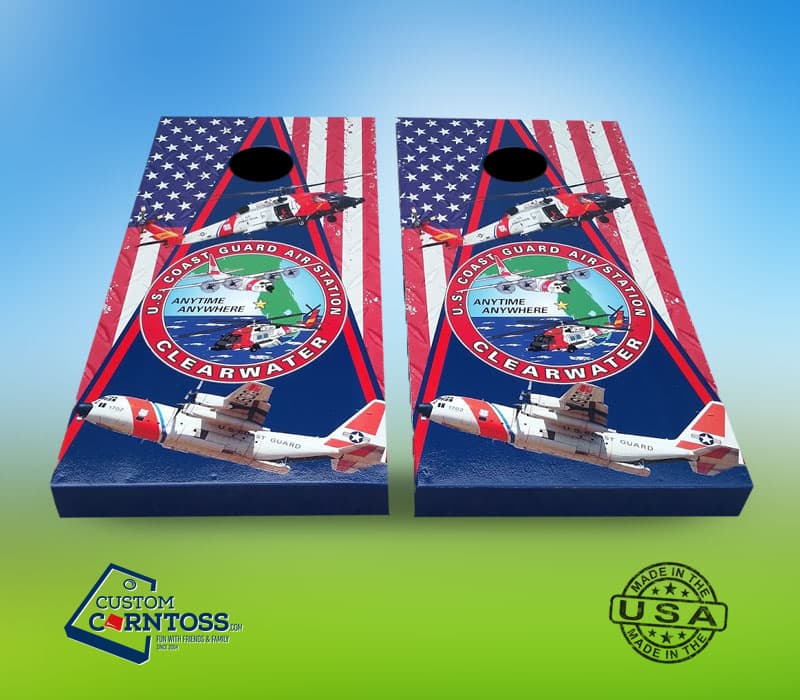 Coast Guard Cornhole Board