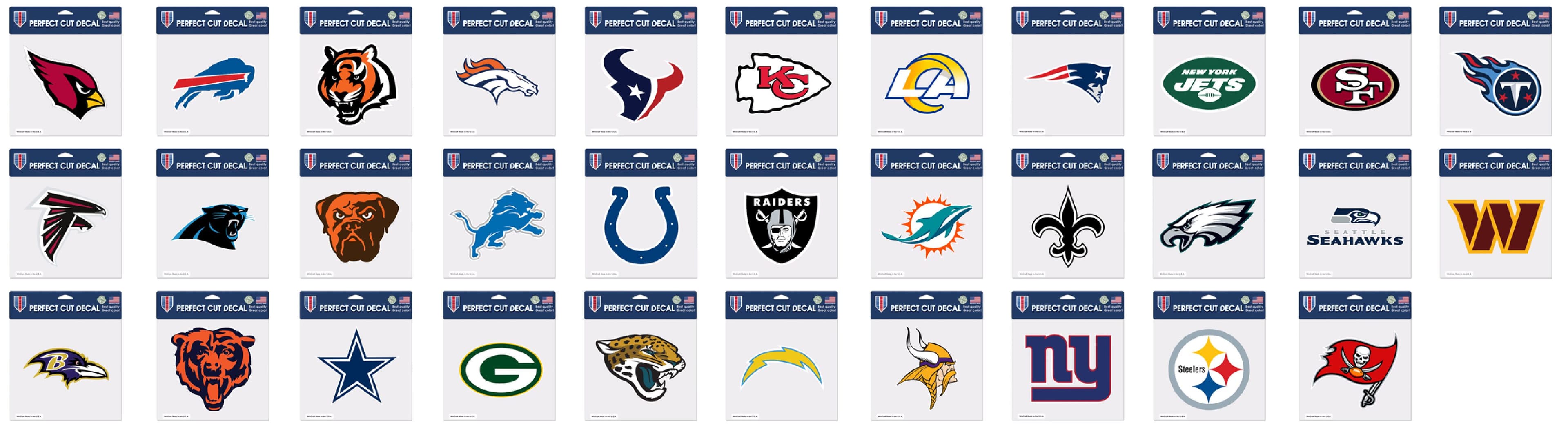NFL Cornhole Decals - Image 1