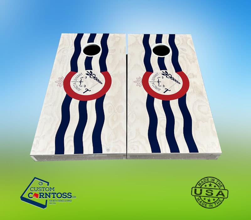 Cincinnati Flag Cornhole Board Set