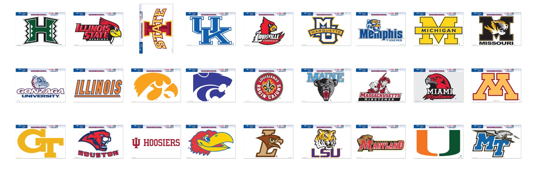 NCAA Cornhole Decals - Image 2