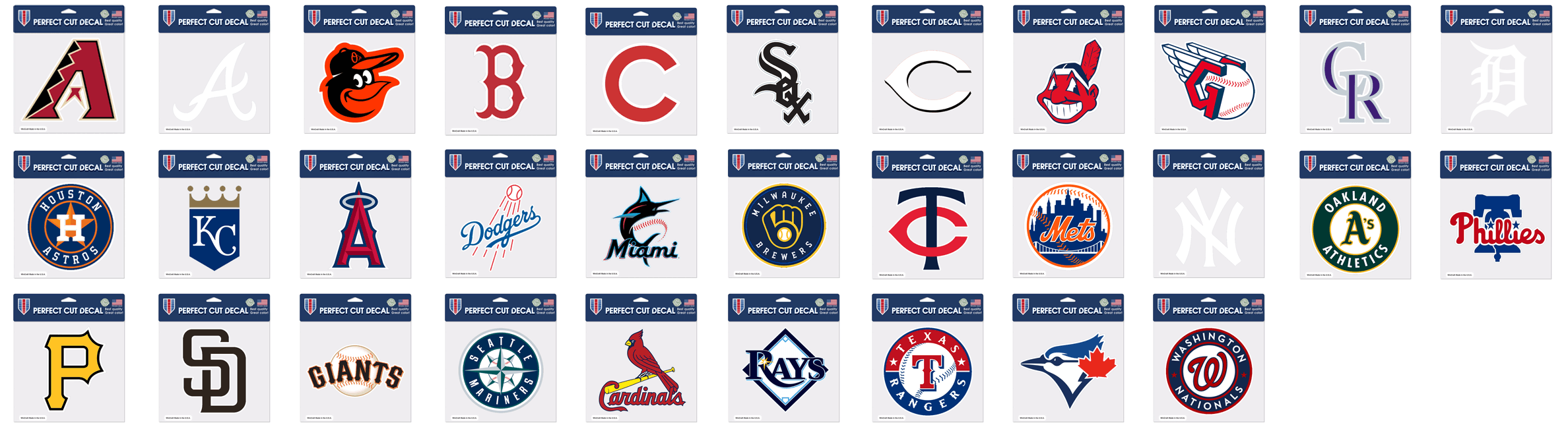 MLB Cornhole Decals - Image 1
