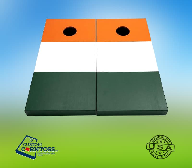 Ireland Flag Cornhole Board Set