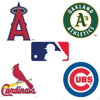 MLB Cornhole Decals