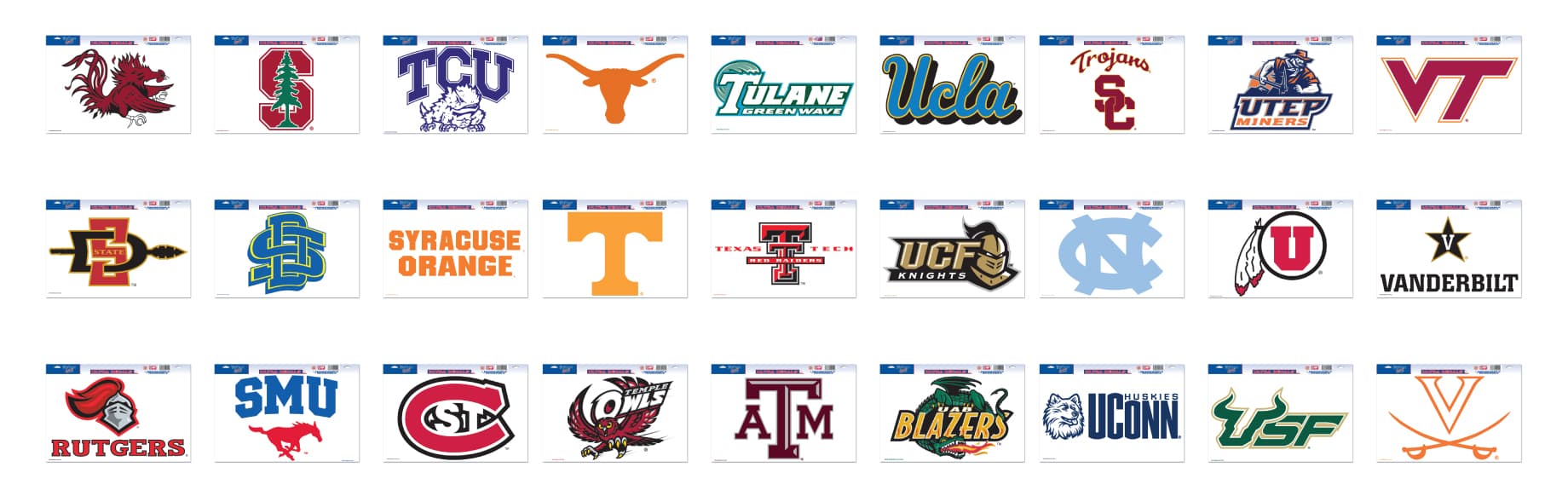 NCAA Cornhole Decals - Image 4