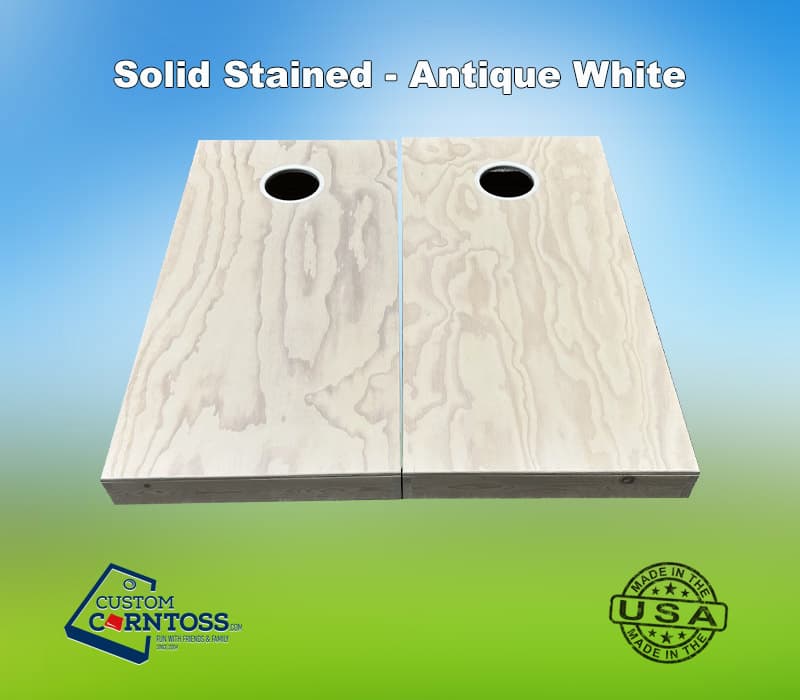 Solid Stained Cornhole Set (No Logo) - Image 2