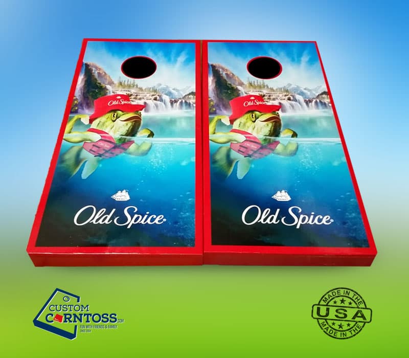 Old Spice Cornhole Board