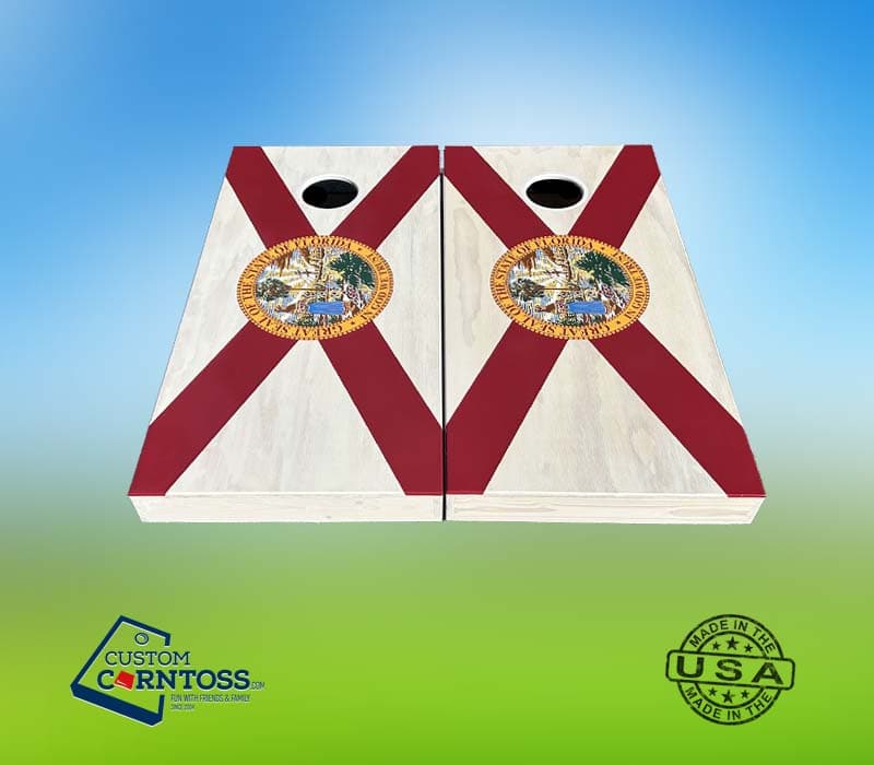 Florida Flag Cornhole Board Set