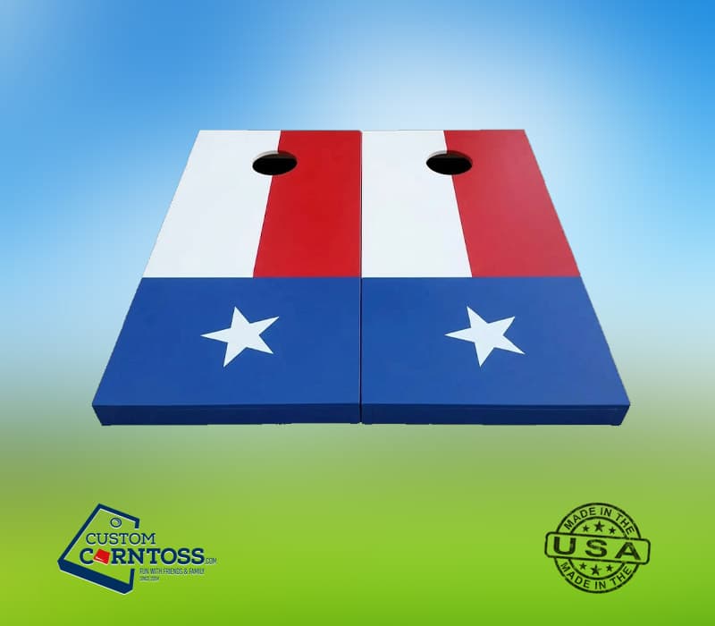 Texas Flag Cornhole Board Set