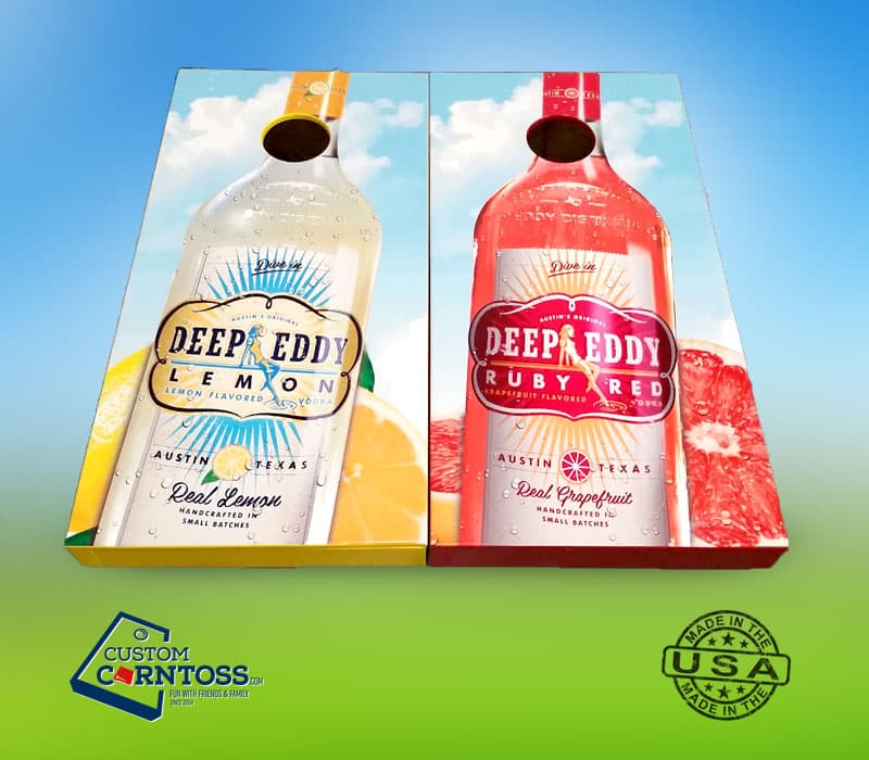 Deep Eddy Vodka Cornhole Board