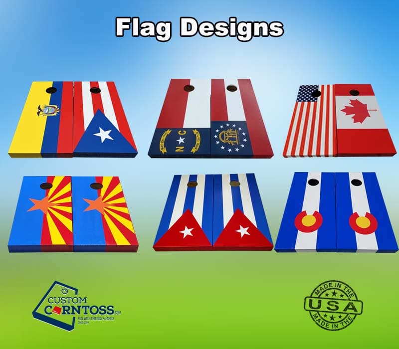 Flag Cornhole Sets